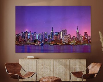 New York city skyline van Alvadela Design & Photography