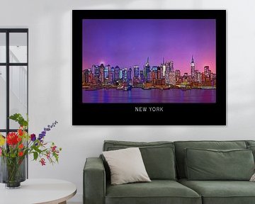 Skyline der Stadt New York von Alvadela Design & Photography