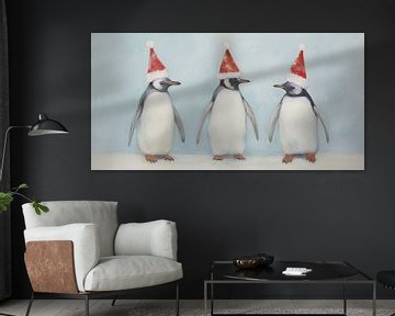 Drie feest Penguins van Whale & Sons