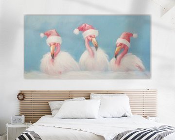 Fluffy Flamingos by Whale & Sons