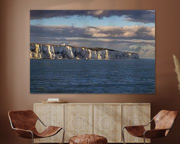 Famous White Cliffs of Dover, UK by Imladris Images