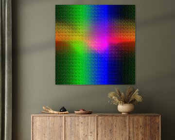 Kruis van spectrale kleuren van L.A.B.