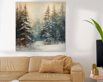 Winter Pine Forest by Whale & Sons