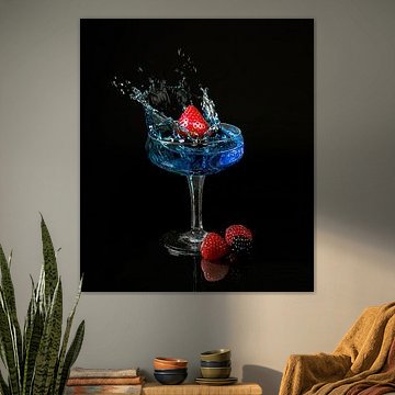 Erfrischender Cocktail - farbenfroh und verführerisch