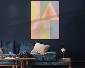 Pastel Geometric 1 sur Georgia Chagas