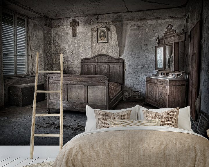 Beispiel fototapete: Das verlassene Schlafzimmer von Eus Driessen