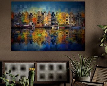 Amsterdam Painting by Preet Lambon