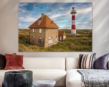 Lighthouse in Middelkerke Belgium by Rob van der Teen