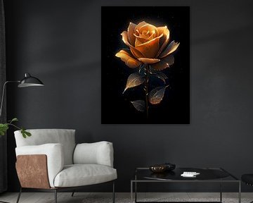 Goldene Rose von PixelPrestige