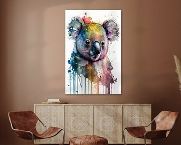 Koala - Aquarell von New Future Art Gallery