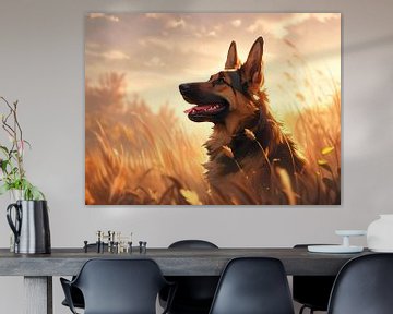 German Shepherd dog by PixelPrestige