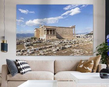 Erechtheion op de Akropolis in Athene | Reisfotografie van Kelsey van den Bosch