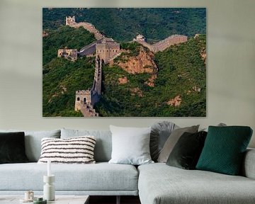 The Great Wall at Jinshanling in China by Roland Brack