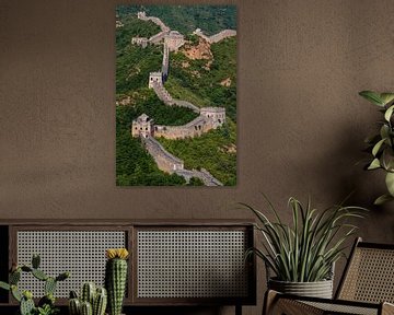 The Great Wall at Jinshanling in China by Roland Brack