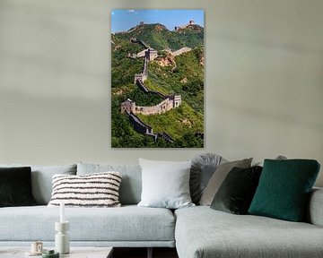 The Great Wall at Jinshanling in China by Roland Brack