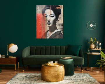 Authentische japanische Geisha-Kunst von Dream Designs art work