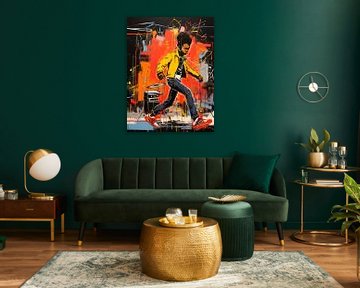 Schilderwerk van Basquiat van PixelPrestige