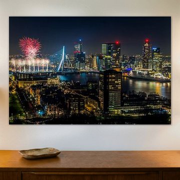 Nationale Feuerwerk 2014 in Rotterdam von MS Fotografie | Marc van der Stelt