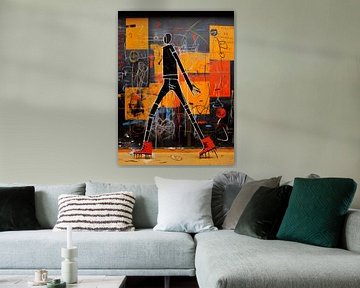 Schilderwerk van Basquiat van PixelPrestige