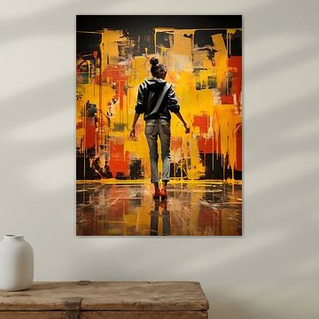 Painting by Basquiat