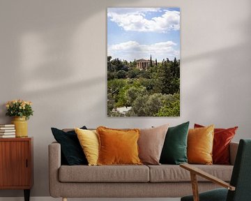 Tempel des Hephaistos, Agora von Athen | Reisefotografie von Kelsey van den Bosch