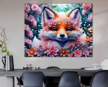 Schattige kleine Fox-3 van Johanna's Art