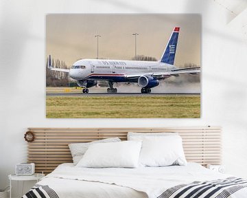 Luftfahrtgeschichte: US Airways Boeing 757-200. von Jaap van den Berg