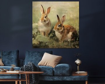 Summer Rabbits by Marja van den Hurk