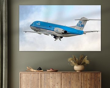 KLM Cityhopper Fokker 70. van Jaap van den Berg