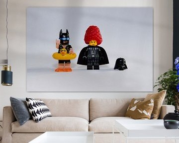 Lego Darth Vader op vakantie met Batman van Skyfall