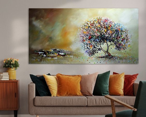 Example of the artwork in a room