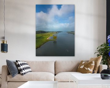La beauté du paysage fluvial sur Moetwil en van Dijk - Fotografie