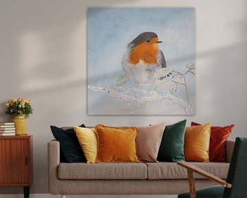 Robin in Wintertime by silke.art - Silke Hemelt -