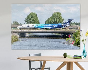 Nordica Bombardier CRJ-900. sur Jaap van den Berg