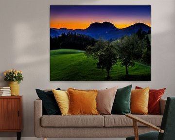 Coucher de soleil dans le Kaisergebirge