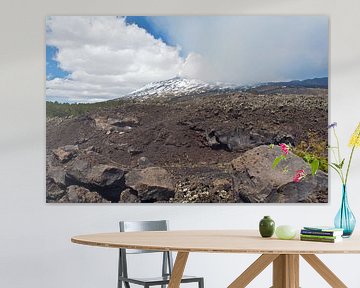 Volcan Etna sur l'île de Sicile sur Silva Wischeropp