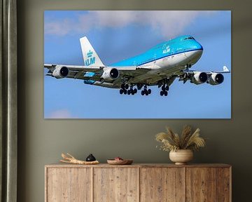 Atterrissage du Boeing 747-400 de KLM "City of Shanghai&quot ;. sur Jaap van den Berg