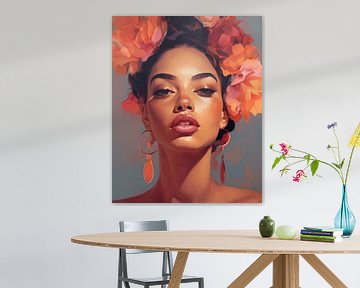 Life is better in pink and orange by Carla Van Iersel