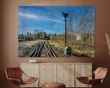 Rochlitz railway station remains by Johnny Flash