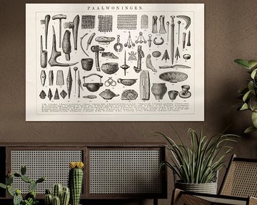 Antique plate with archaeological finds by Studio Wunderkammer