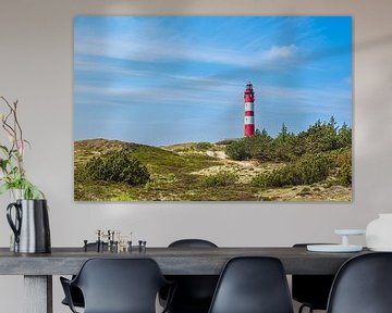 Lighthouse in Wittdün on the island of Amrum