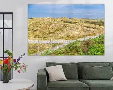 Landscape in the dunes near Norddorf on the island of Amrum by Rico Ködder