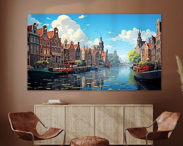 Amsterdam's Nostalgic Charm by Art Lovers