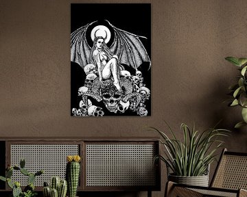 The winged demon queen by Muhammad Yunus