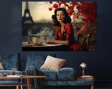 Hedy Lamarr in Parijs 1940 van Skyfall