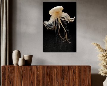 Gothic Baroque Jellyfish Flower by Digitale Schilderijen