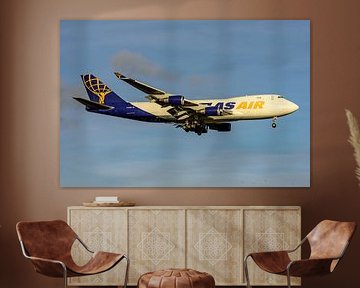 Frachtflugzeug Boeing 747-400 der Atlas Air.