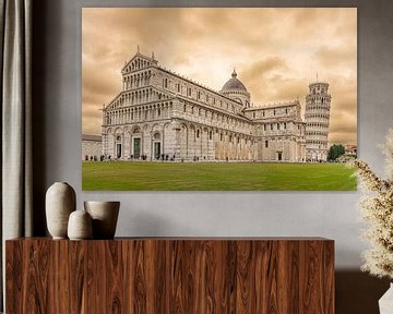 The tower and basilica of Pisa by Ivo de Rooij