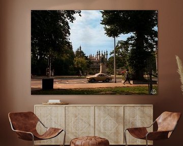 Alfa Romeo GT 1750 In front of the royal pavilion by Juurd Beijer