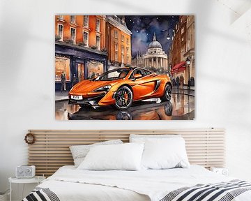 McLaren in oranje van DeVerviers